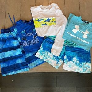 BOYS UA SWIM 5 PCS